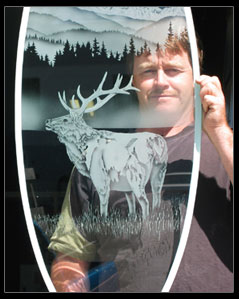 Paul Crawford Etched Glass Artist